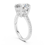 Gold Ring DDLR-1027, White Gold, view 1