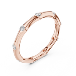 Gold Ring DDLR-421, Rose Gold, view 2