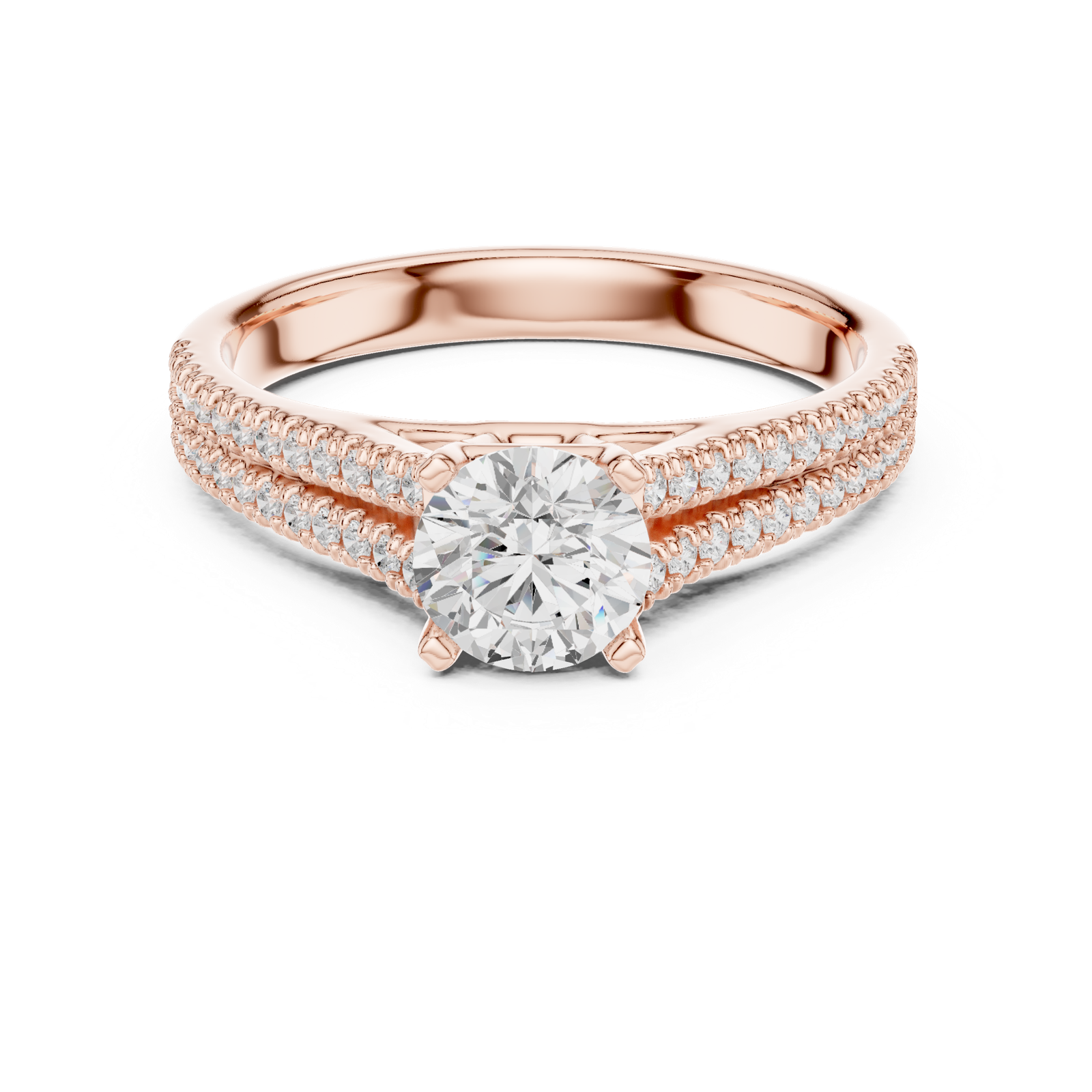 Gold Ring LR-0326, Rose Gold