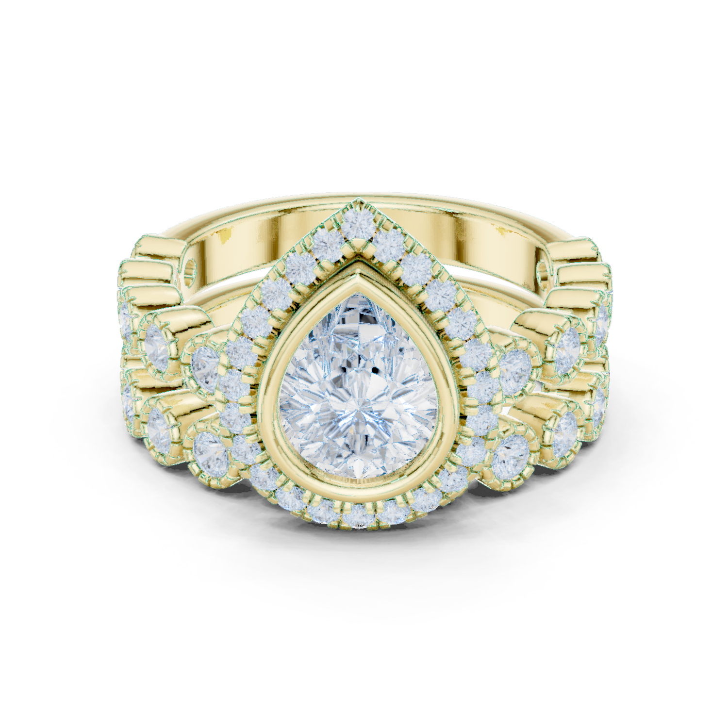 Gold Ring DDLR-296, Yellow Gold