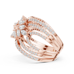 Gold Ring SBWR(67), Rose Gold, view 3
