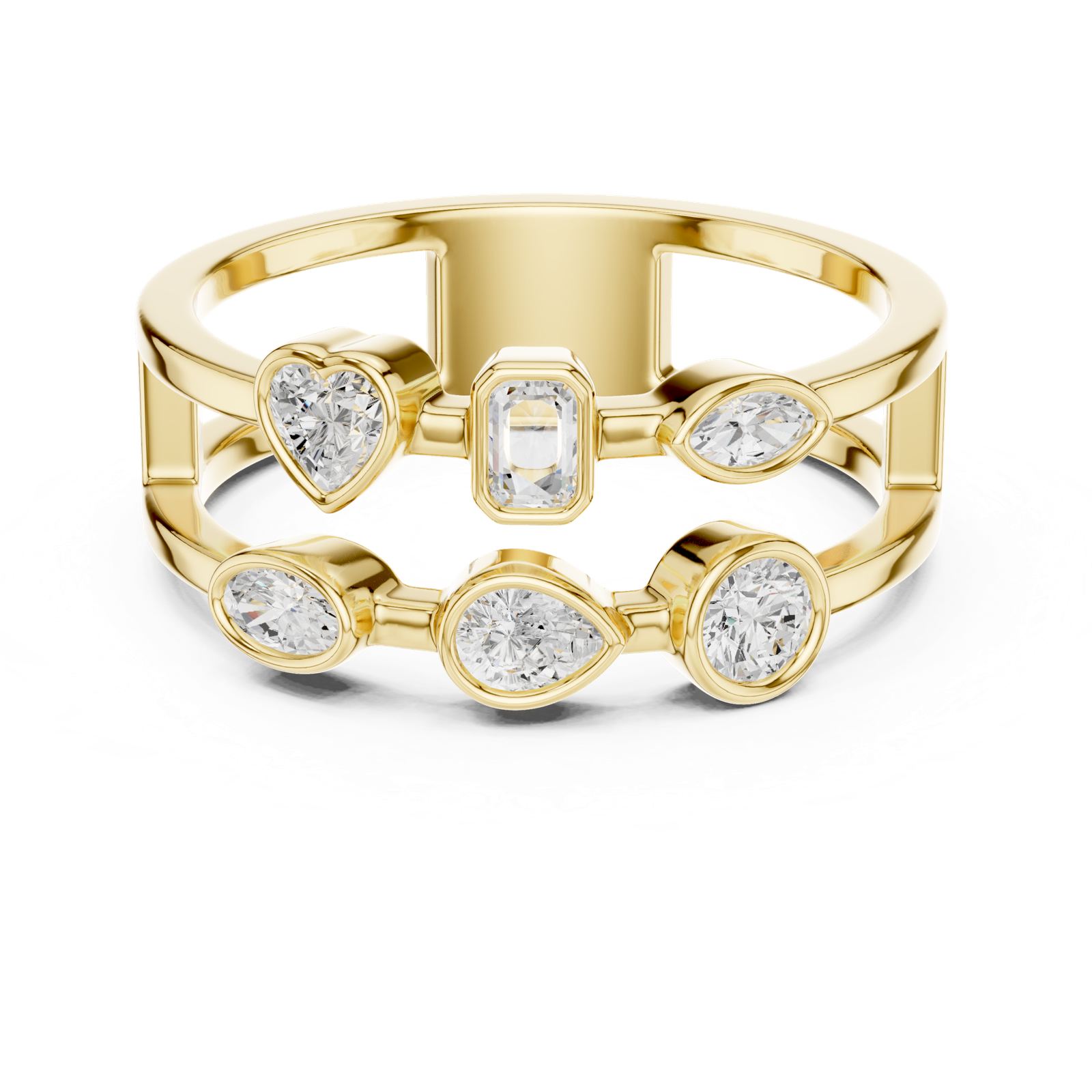 Gold Ring SBWR(16), Yellow Gold, view 4