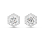 Gold Earrings ER-0013, White Gold