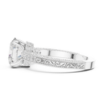 Gold Ring DDLR-893, White Gold, view 3