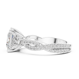Gold Ring DDLR-1038, White Gold, view 3