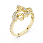 Gold Ring LR-01 (76), Yellow Gold, view 2