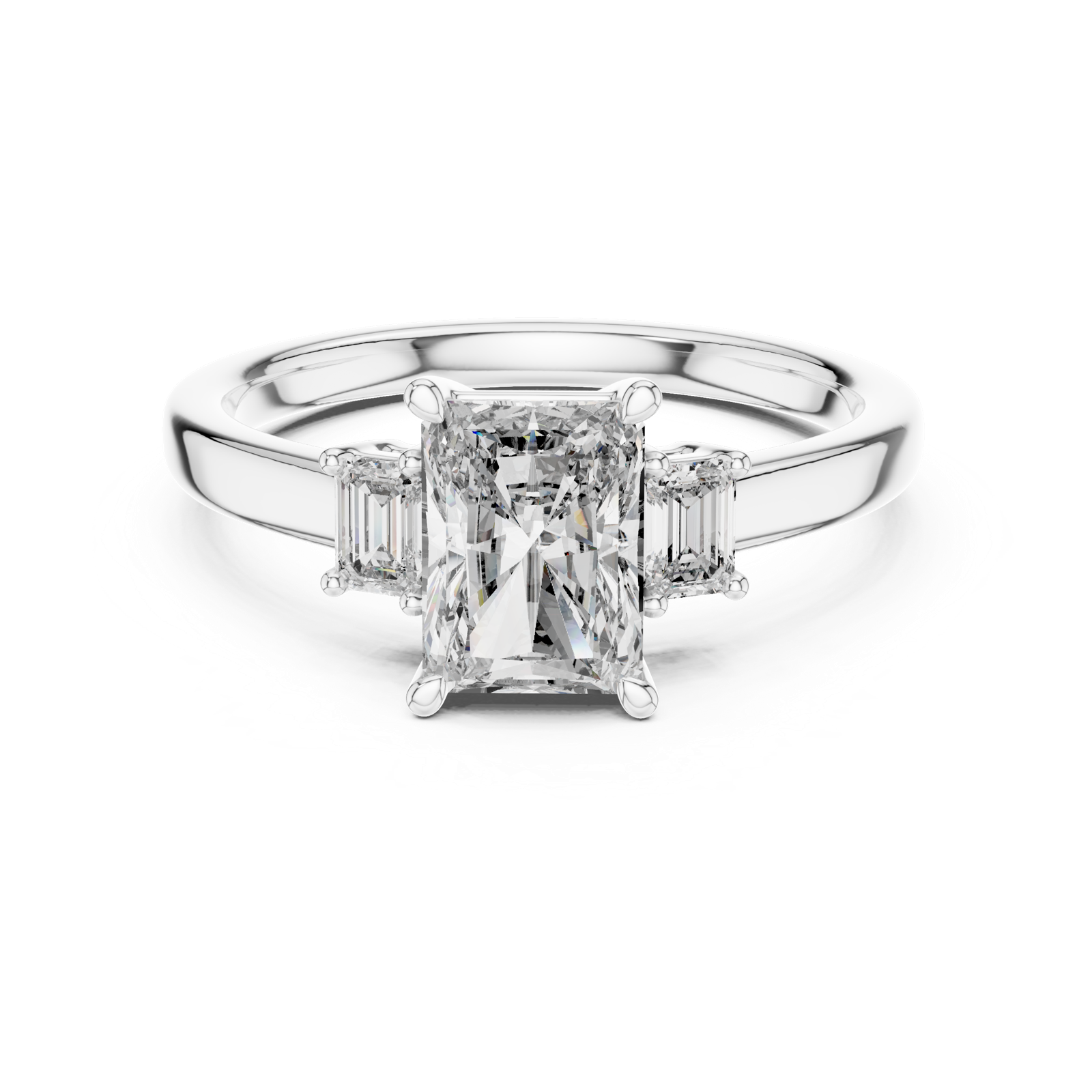 Gold Ring DDLR-038, White Gold