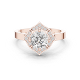 Gold Ring DDLR-327, Rose Gold