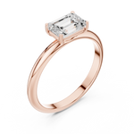 Gold Ring DDLR-1076, Rose Gold, view 2