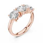 Gold Ring DDLR-613, Rose Gold, view 2