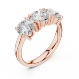 Gold Ring DDLR-613, Rose Gold, view 2