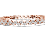 Gold Bracelet GLBR-0021, Rose Gold, view 3