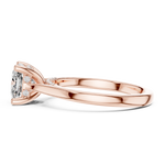 Gold Ring DDLR-163, Rose Gold, view 3