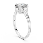 Gold Ring DDLR-808, White Gold, view 1