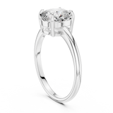 Gold Ring DDLR-808, White Gold, view 1