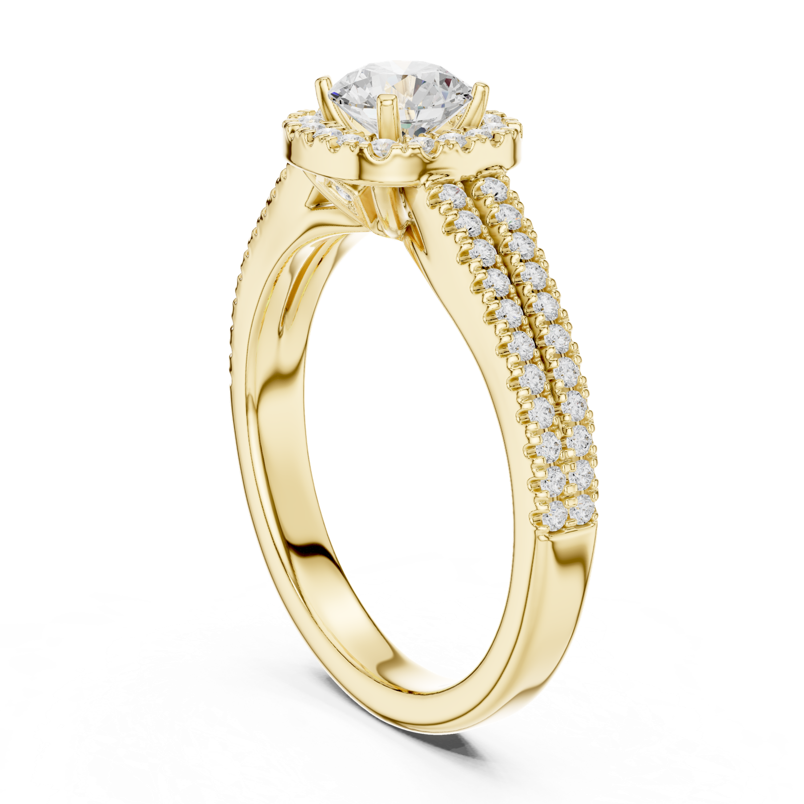 Gold Ring LR-0266, Yellow Gold, view 1