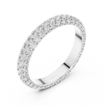 Gold Ring DDLR-972, White Gold, view 2