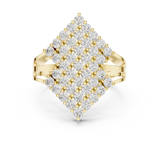 Gold Ring DDLR-463, Yellow Gold, view 4