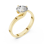 Gold Ring LR-0013, Yellow Gold, view 2
