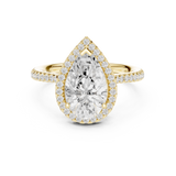 Gold Ring DDLR-747, Yellow Gold, view 4