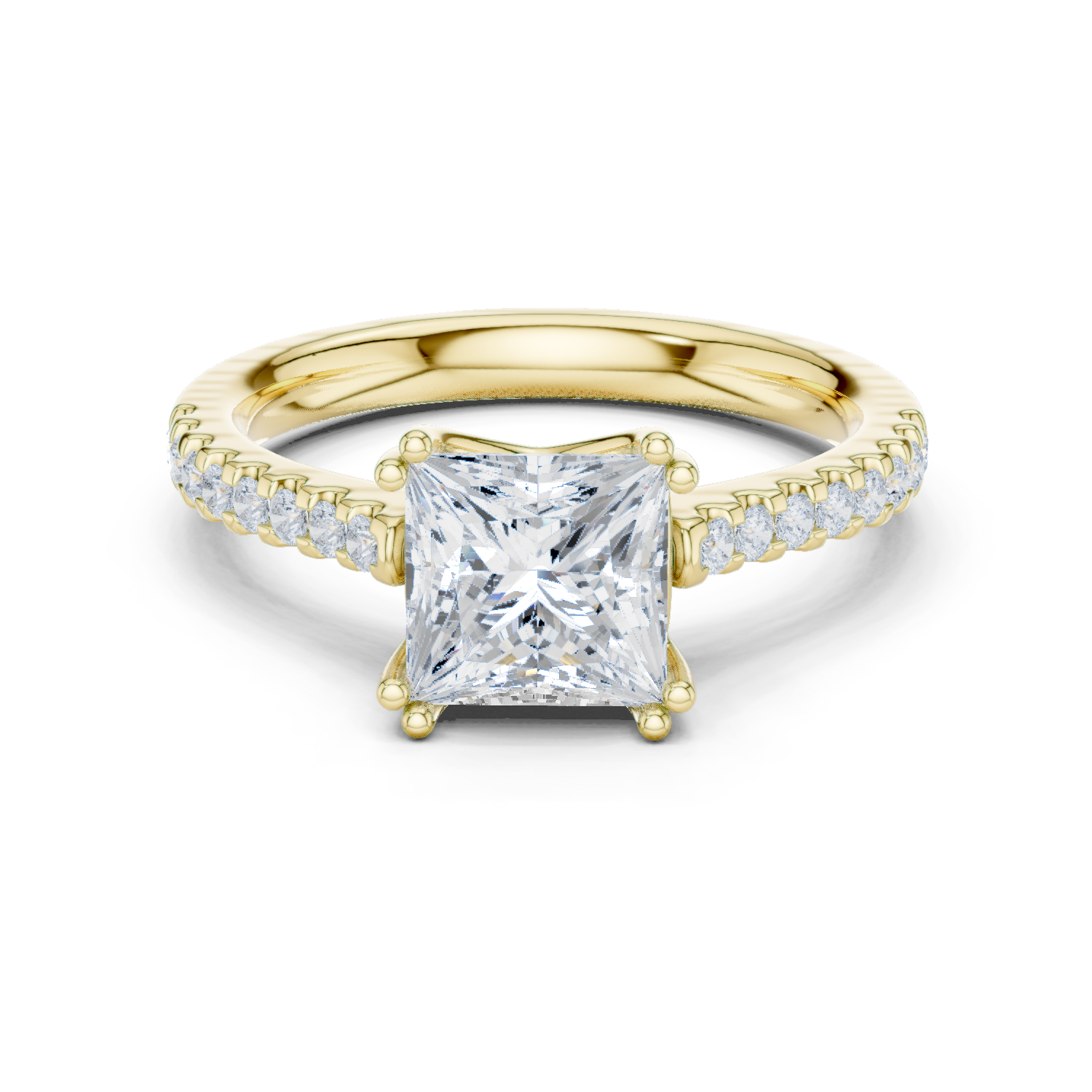 Gold Ring DDLR-735, Yellow Gold