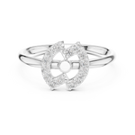 Gold Ring 1 (356), White Gold, view 4