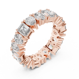 Gold Ring DDLR-239, Rose Gold, view 2