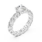 Gold Ring DDLR-656, White Gold, view 2