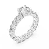 Gold Ring DDLR-656, White Gold, view 2