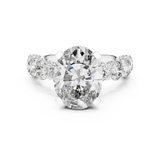 Gold Pendant 9-10012L_12, White Gold