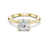 Gold Ring DDLR-848, Yellow Gold, view 4