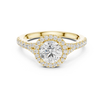 Gold Ring DDLR-914, Yellow Gold, view 4