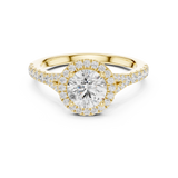 Gold Ring DDLR-914, Yellow Gold, view 4