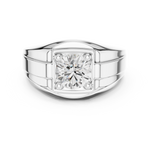 Gold Ring SBMR(21), White Gold, view 4