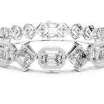 14K Solid Gold Lab Diamond Bracelet, White Gold, view 4