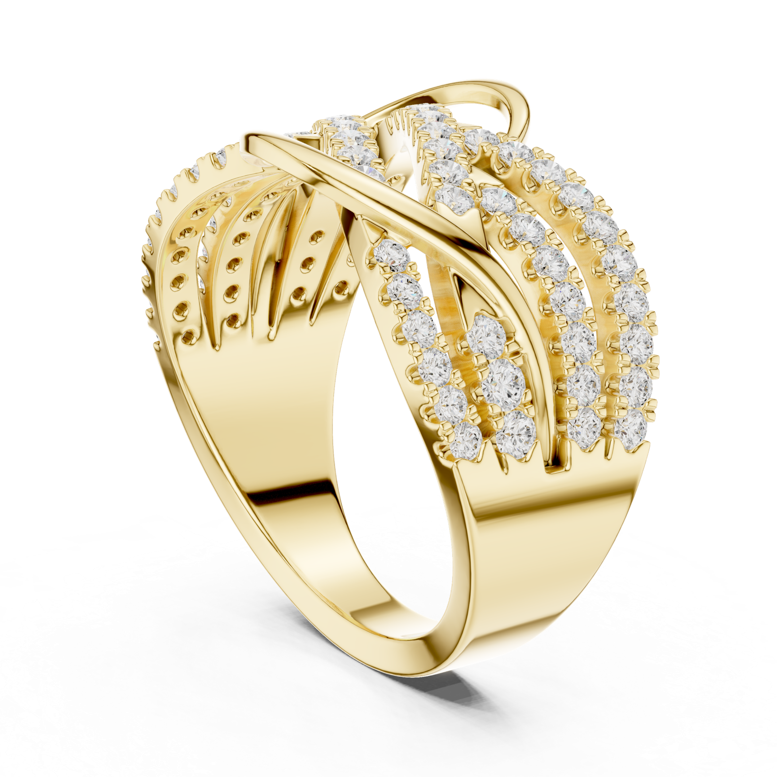 Gold Ring SBWR(42), Yellow Gold, view 1