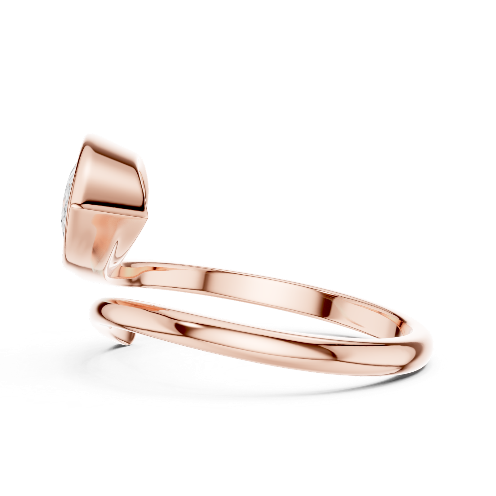 Gold Ring SBWR(22), Rose Gold, view 3