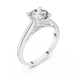 Gold Ring DDLR-159, White Gold, view 2