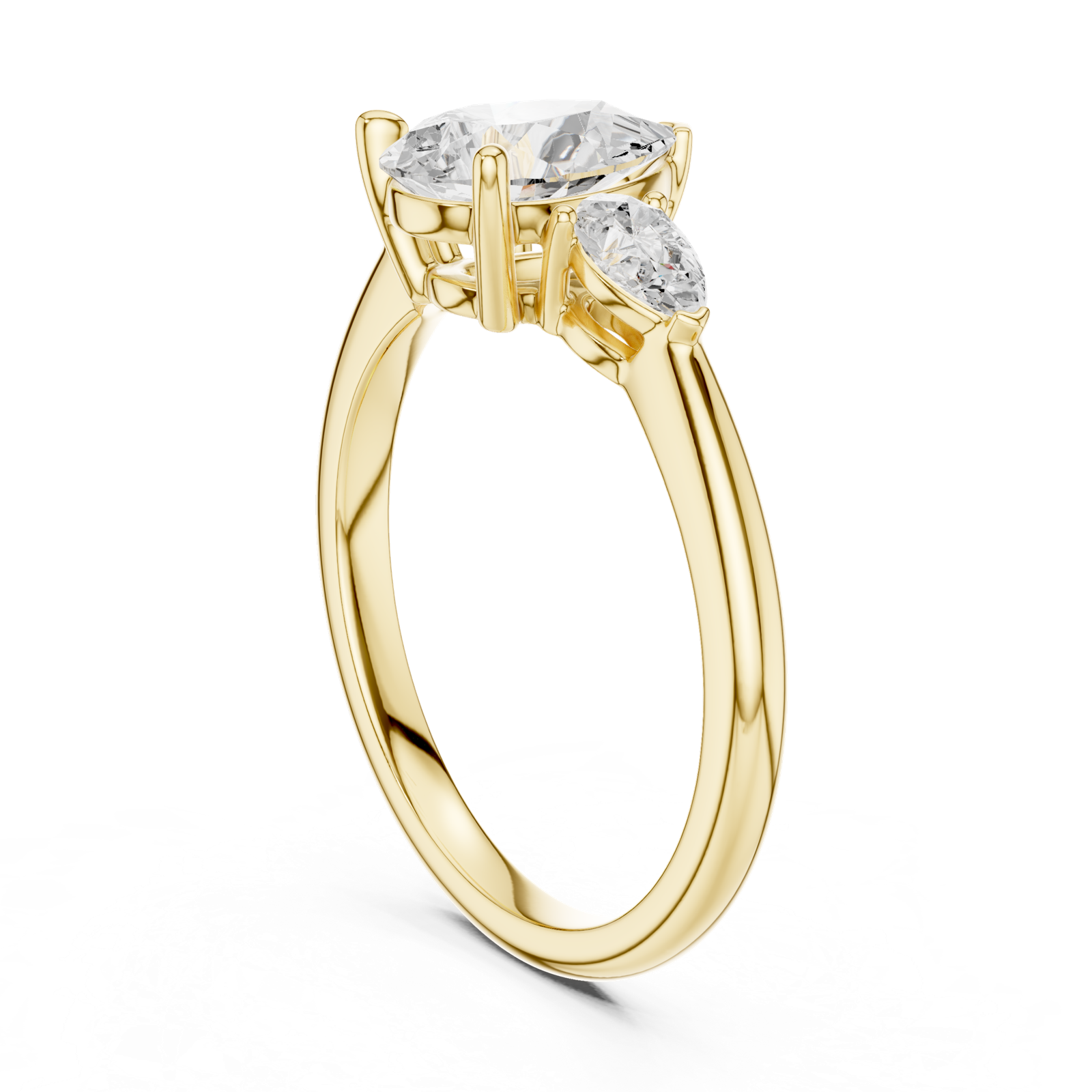 Gold Ring DDLR-864, Yellow Gold, view 1