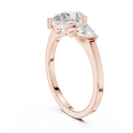 Gold Ring DDLR-1093, Rose Gold, view 1