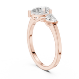 Gold Ring DDLR-1093, Rose Gold, view 1