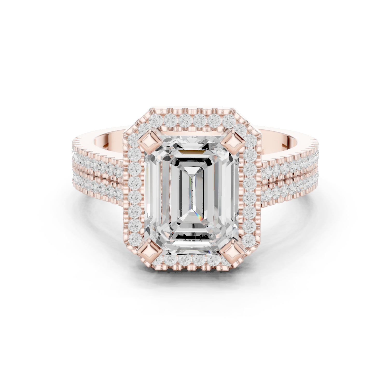 Gold Ring DDLR-341, Rose Gold