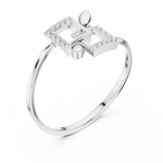 Gold Ring 1 (200), White Gold, view 2