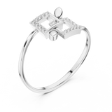 Gold Ring 1 (200), White Gold, view 2