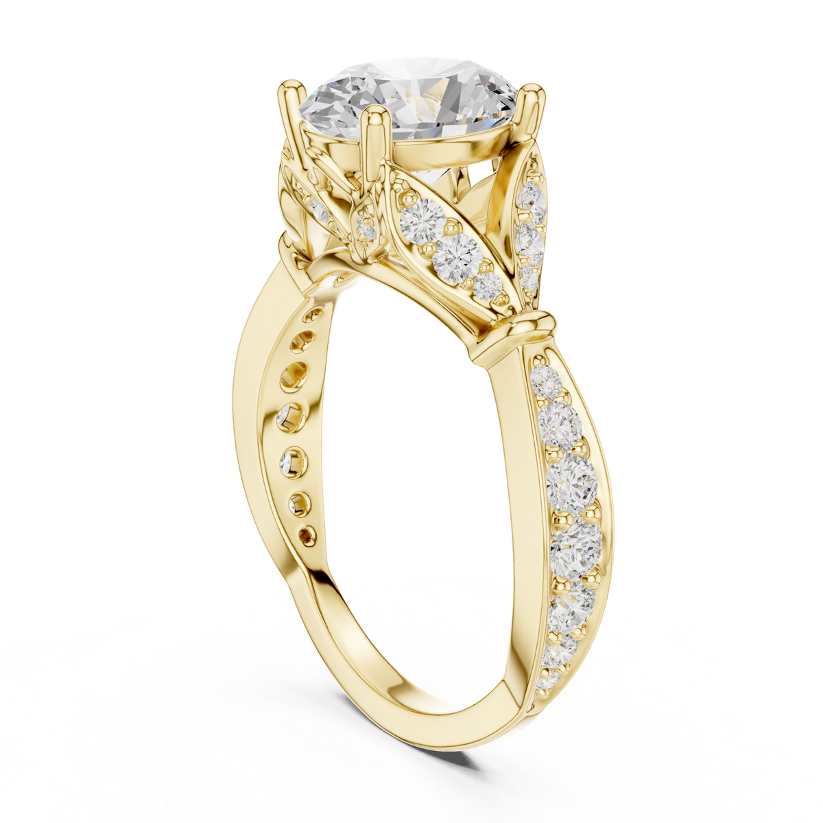 Gold Ring SBWR(23), Yellow Gold, view 1