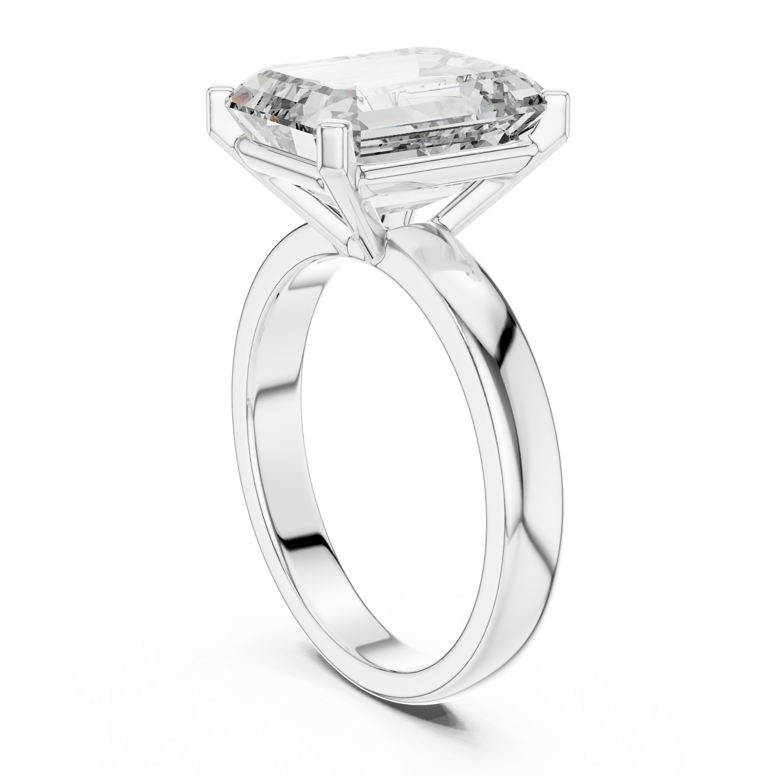 Gold Ring DDLR-069, White Gold, view 1