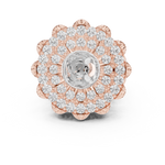 Gold Ring DDLR-752, Rose Gold, view 4