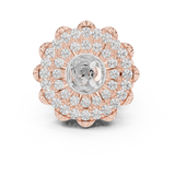 Gold Ring DDLR-752, Rose Gold, view 4