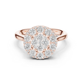 Gold Ring DDLR-781, Rose Gold