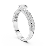 Gold Ring DDLR-005, White Gold